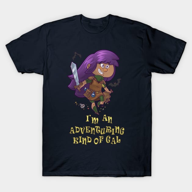 Adventure Gal T-Shirt by Queenmob